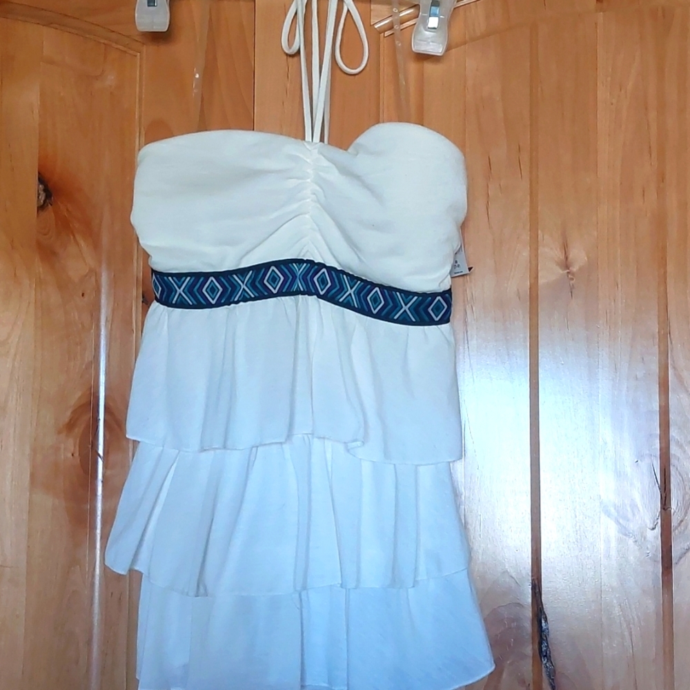 Western Halter Ruffle top - NWT